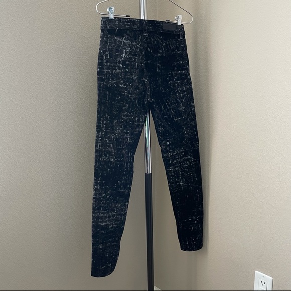 Polo by Ralph Lauren Tompkins Skinny Crop Black/Silver pants - Picture 5 of 10